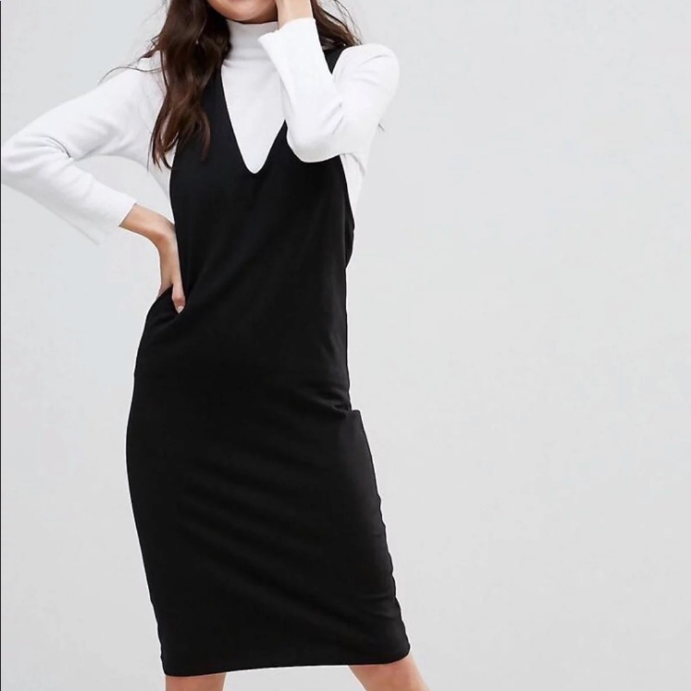 ASOS pinafore dress